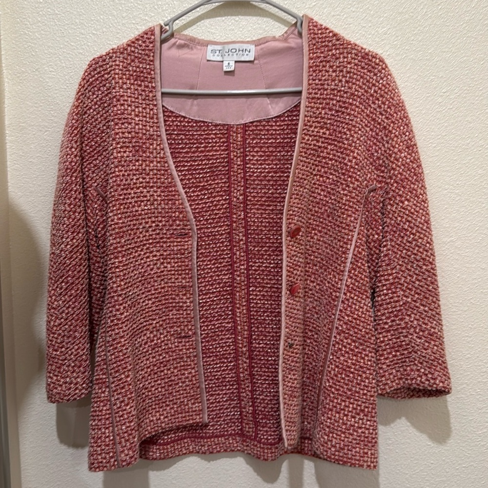 St. John Jacket Coat Cardigan